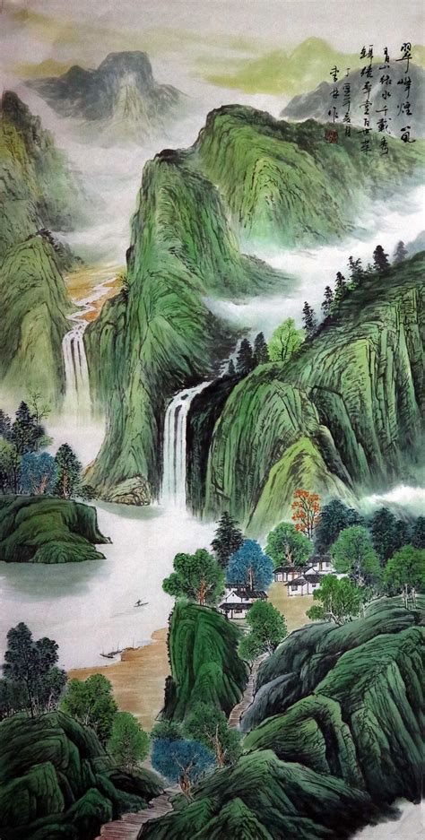 山水画 风水|山水画风水学的讲究与忌讳